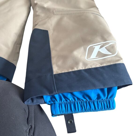 KLIM Youth Spark Pant Gore-Tex Ski Pants M Stone Taupe Snow Snowpants Insulated - Picture 6 of 10
